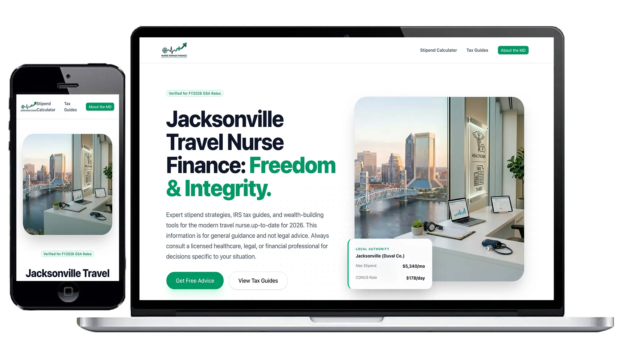 Nurse Nomad Finance platform for travel nurse financial planning