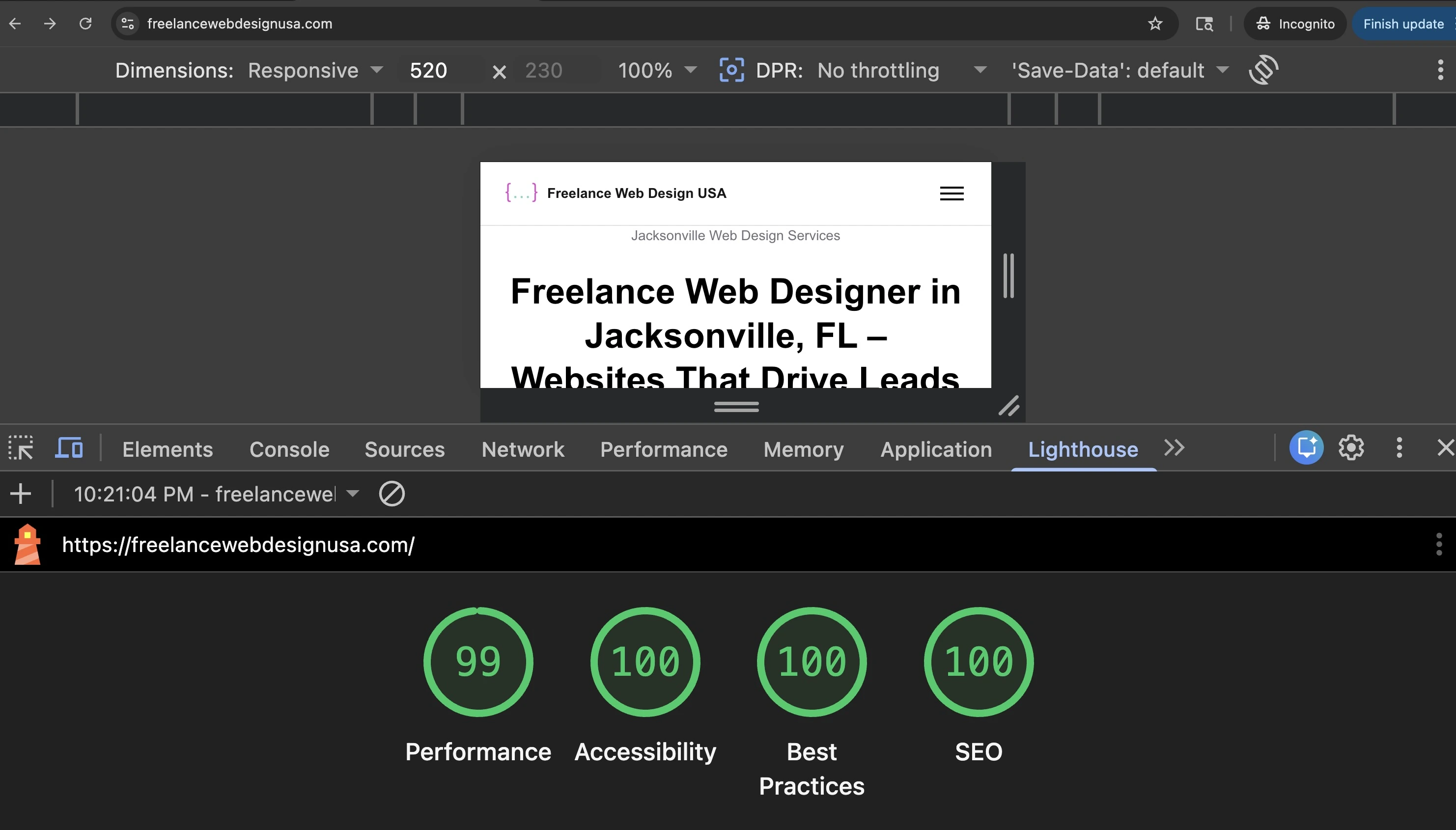 Fast website development and clean code performance optimization
